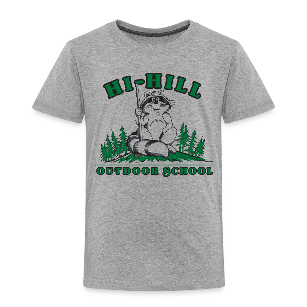 Camp Hi-Hill Throwback | Toddler Gray Tee - heather gray