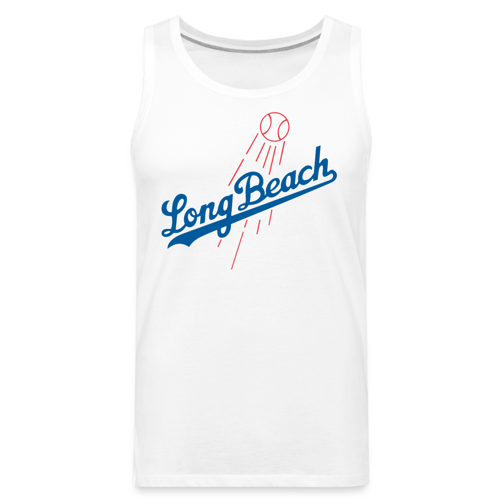 Blue Crew | Men's White Tank - white