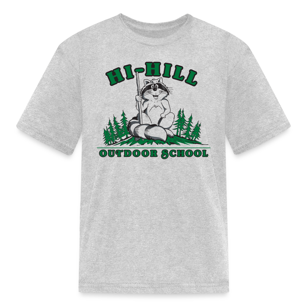 Camp Hi-Hill Throwback | Kids' Gray Tee - heather gray