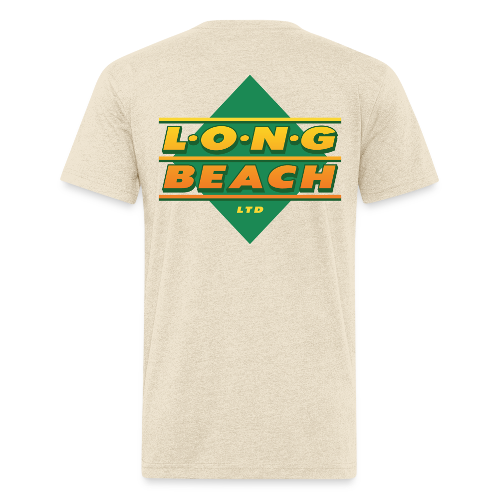 Upper Decker - Men's Fitted Cotton/Poly Tee (Multiple Colors) - heather cream