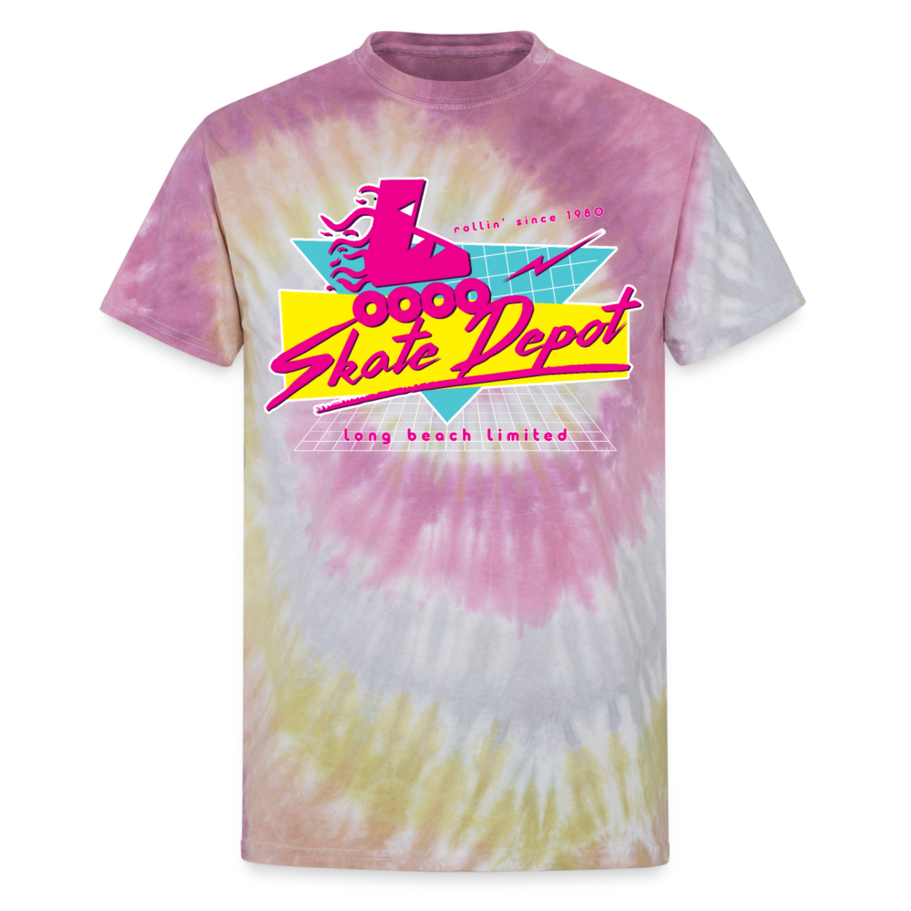 Skate Depot Retro | Tie Dye Tee (Multiple Dyes) - Desert Rose