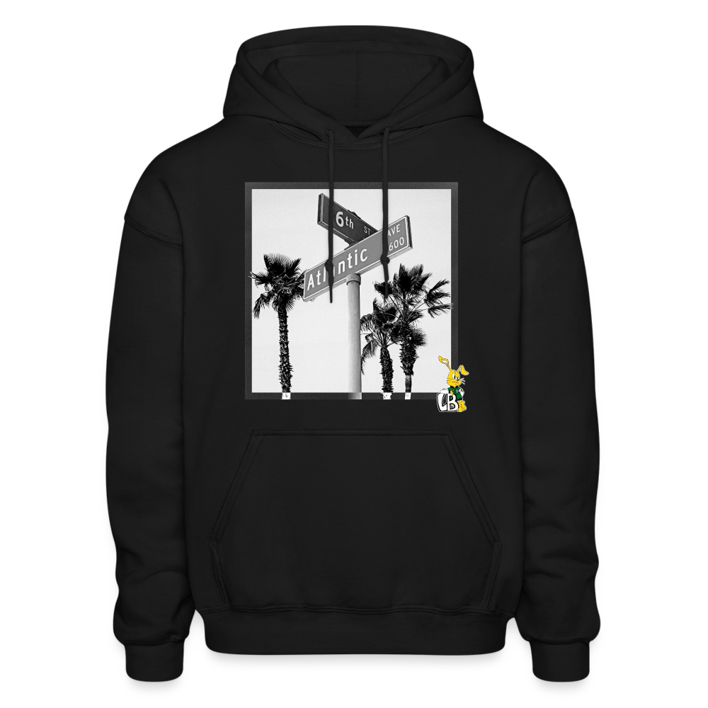 1600 Atlantic | Black Hoodie - black