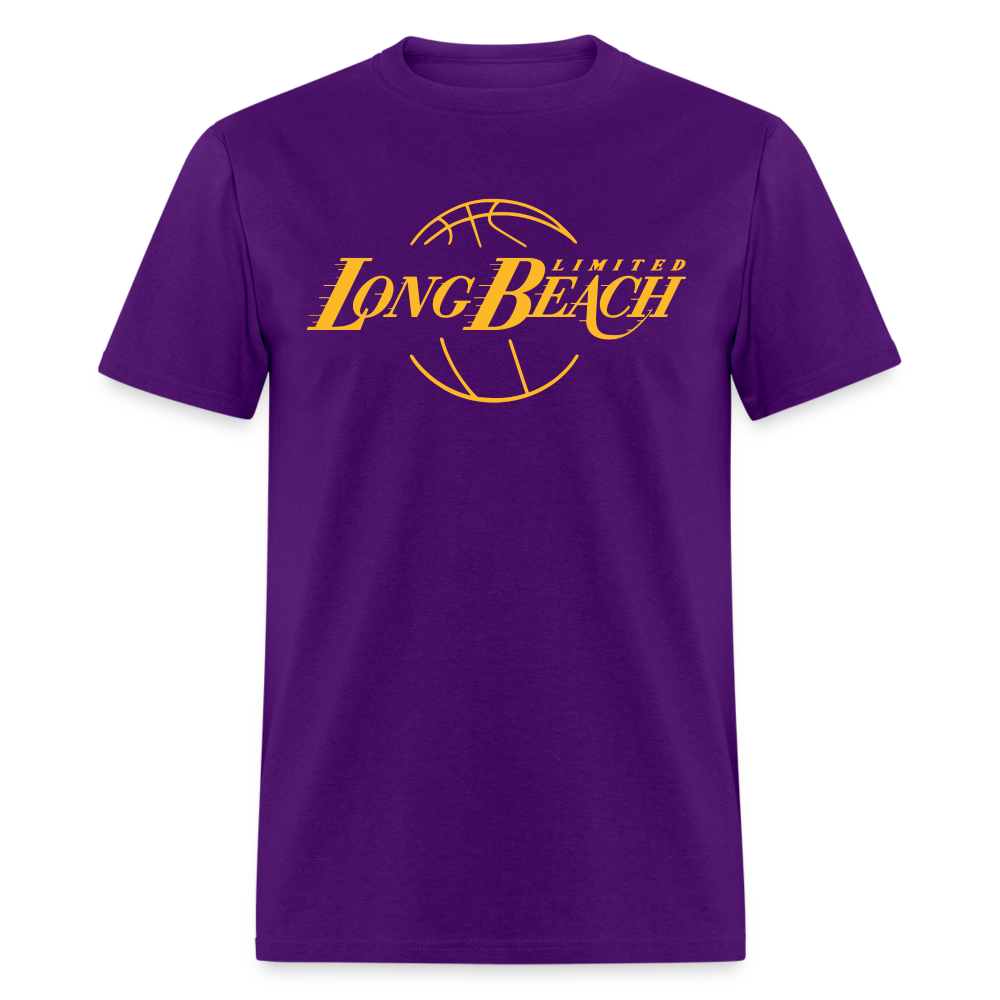 Showtime | Men's Black Tee - purple