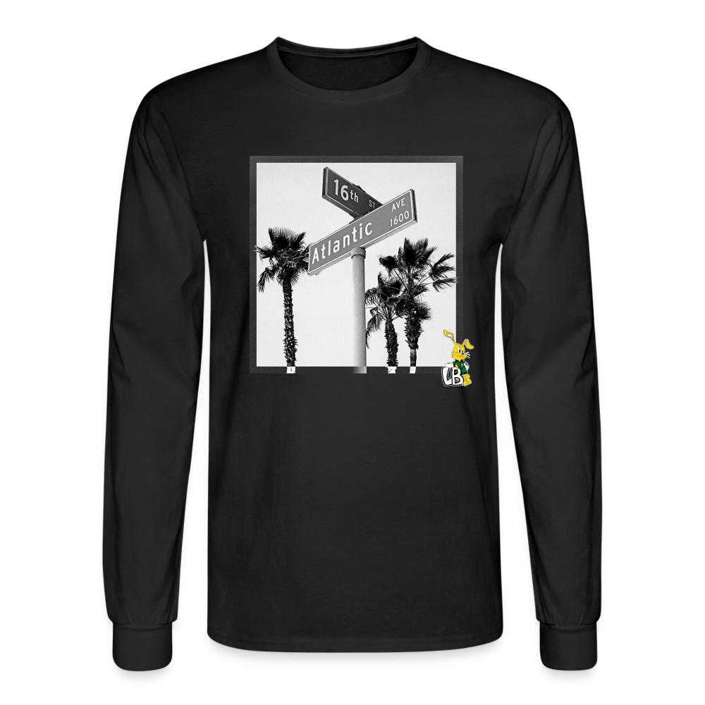 1600 Atlantic | Men's Long-Sleeved Tee - black