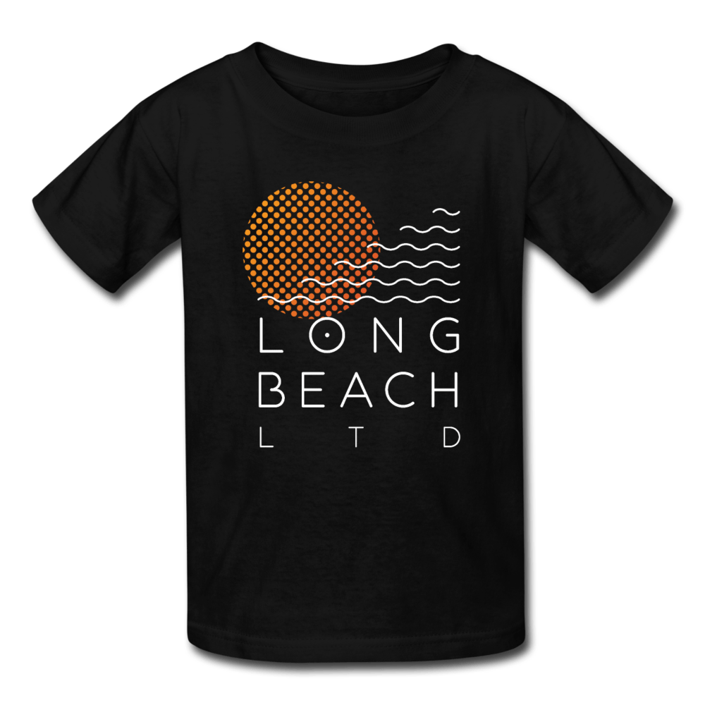 Kids' Black Logo Tee - Long Beach LTD | Long Beach Limited T-Shirts and Apparel