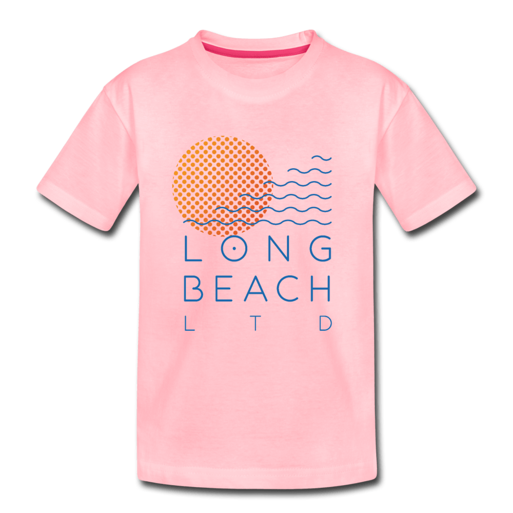 Toddler Pink Logo Tee - Long Beach LTD | Long Beach Limited T-Shirts and Apparel