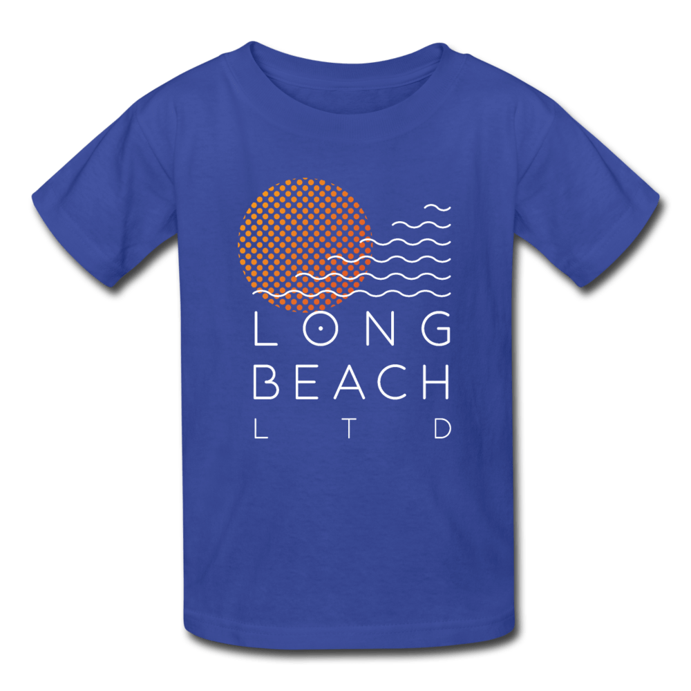 Kids' Blue Logo Tee - Long Beach LTD | Long Beach Limited T-Shirts and Apparel