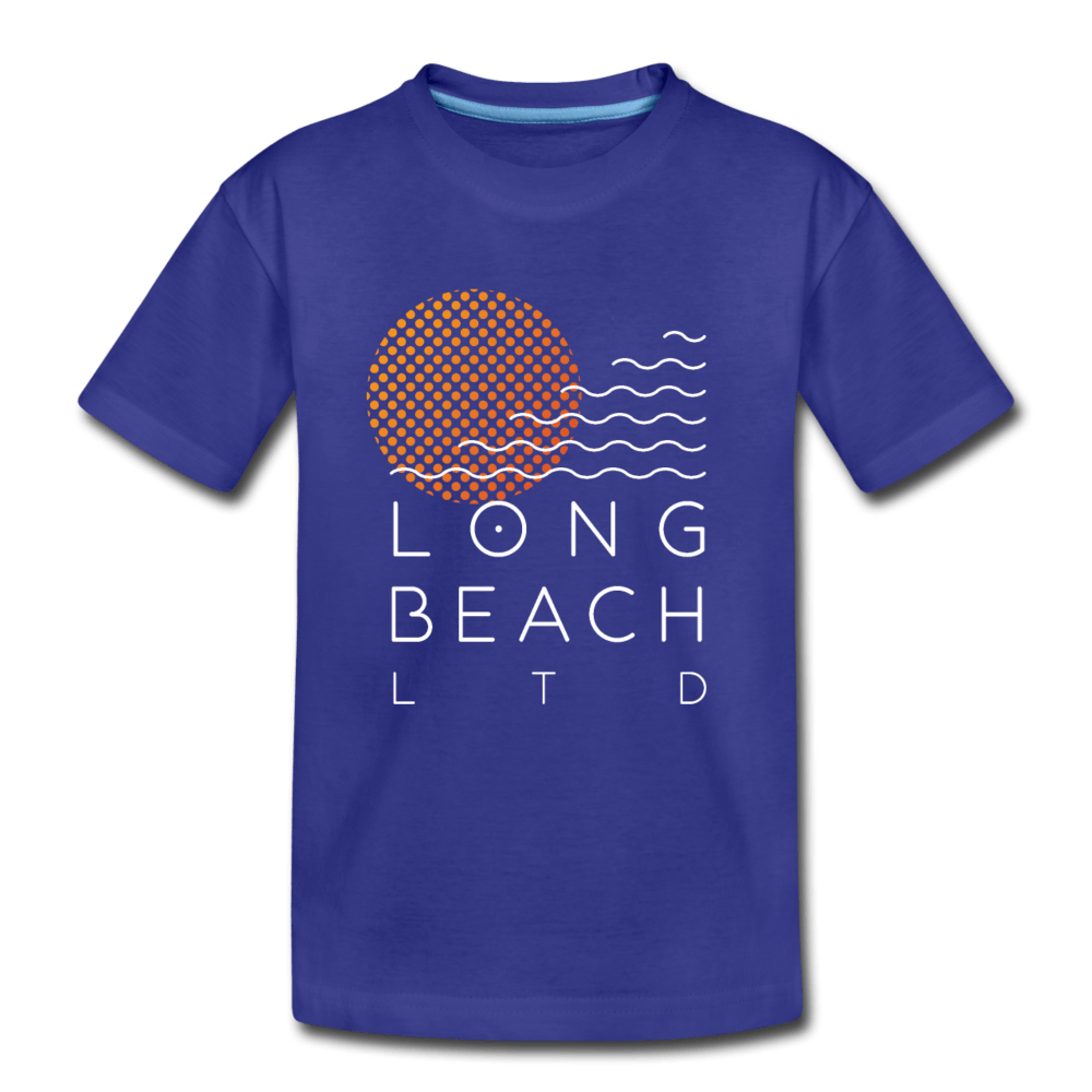 Toddler Blue Logo Tee - Long Beach LTD | Long Beach Limited T-Shirts and Apparel