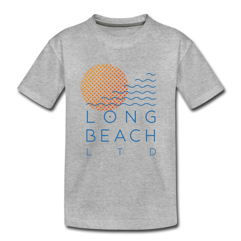 Toddler Gray Logo Tee - Long Beach LTD | Long Beach Limited T-Shirts and Apparel