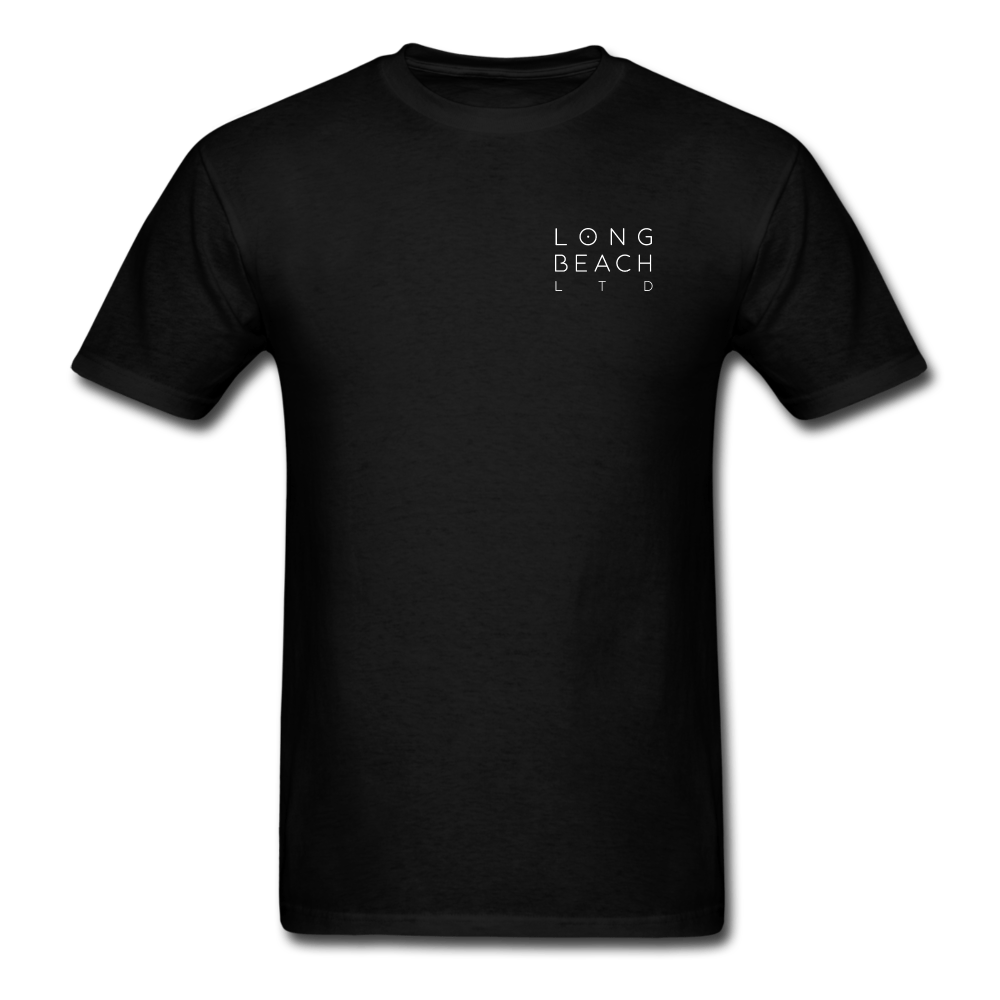 Men's Big & Tall Black Logo Tee - Long Beach LTD | Long Beach Limited T-Shirts and Apparel