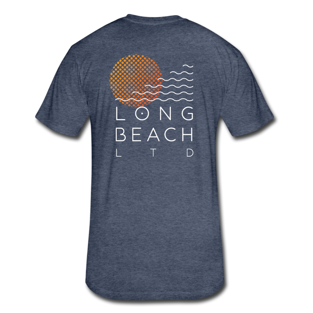 Men's Heather Navy Logo Tee - heather navy