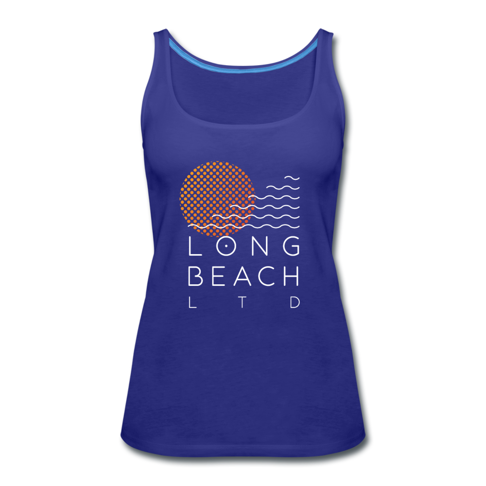 Women’s Blue Logo Tank - royal blue