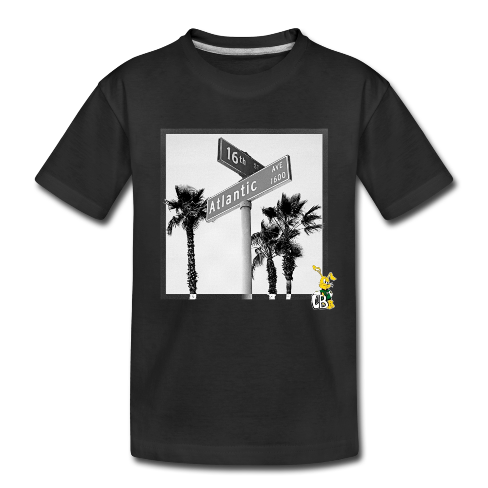 1600 Atlantic | Toddler Black Tee - black