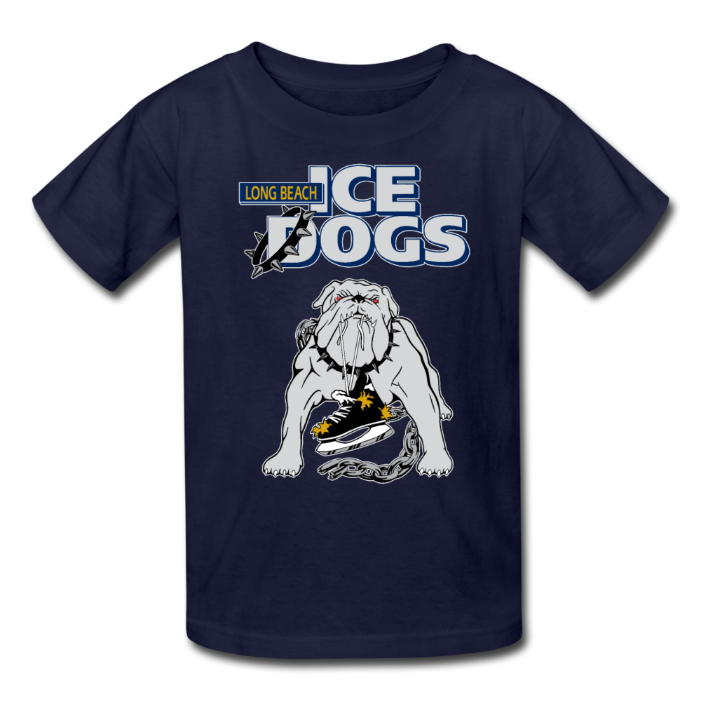 Ice Dogs Throwback | Kids' Navy Tee - navy