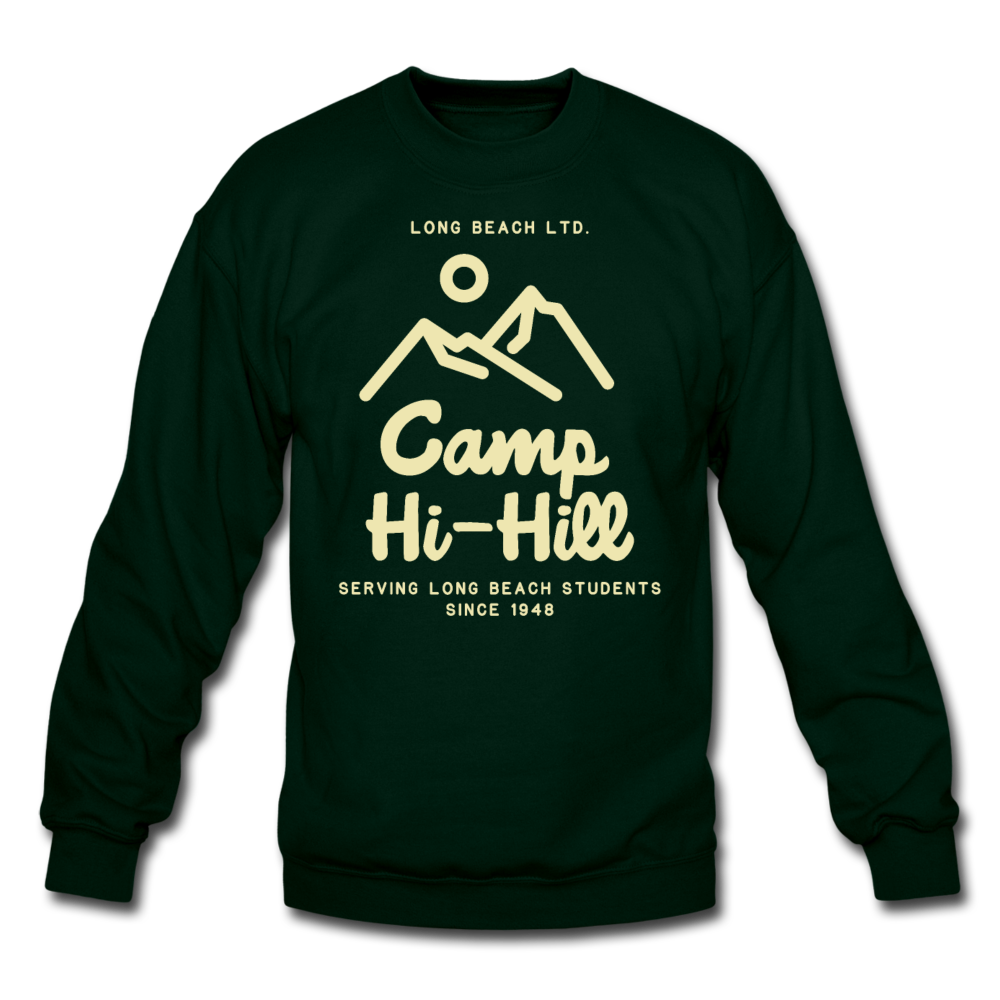 Camp Hi-Hill Retro | Forest Green Sweatshirt - forest green