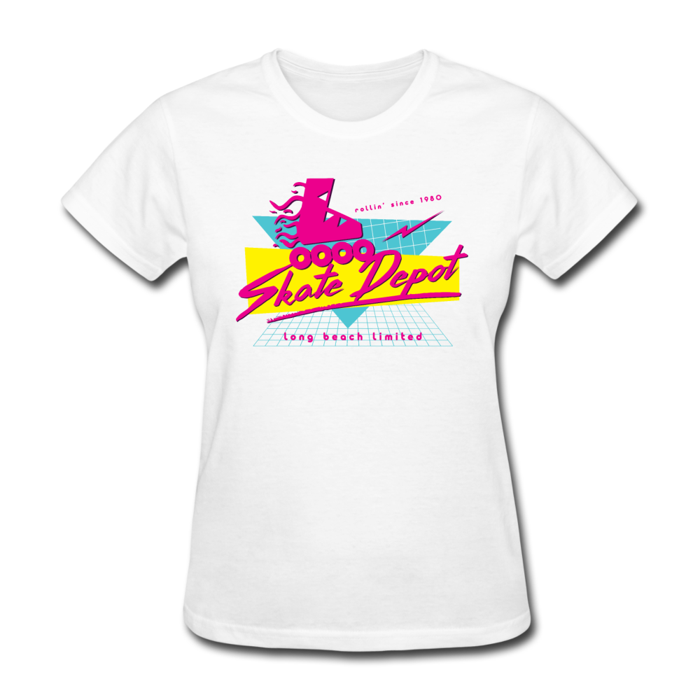 Skate Depot Retro | Women's Tee (Multiple Colors) - white