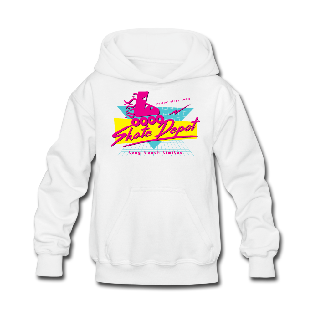 Skate Depot Retro | Kids' Hoodie (Multiple Colors) - white