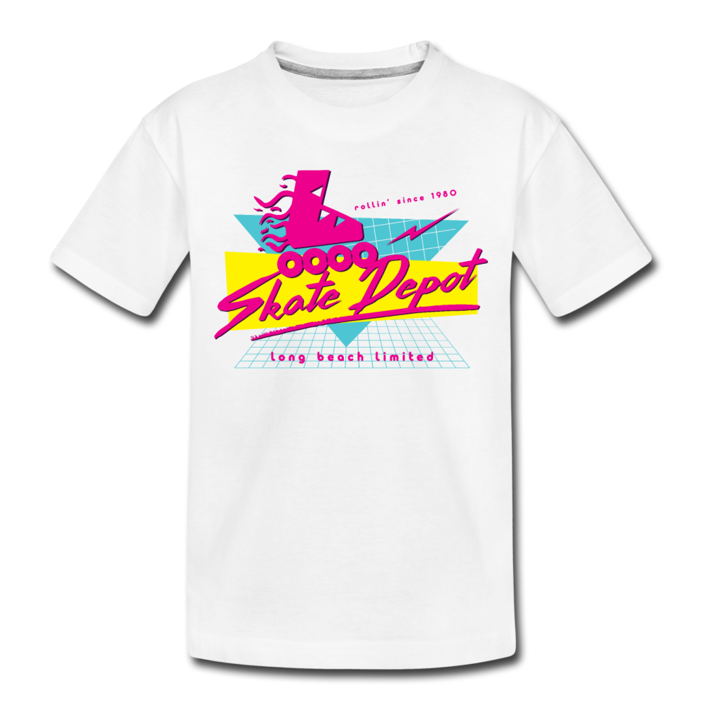 Skate Depot Retro | Toddler Tee (Multiple Colors - white