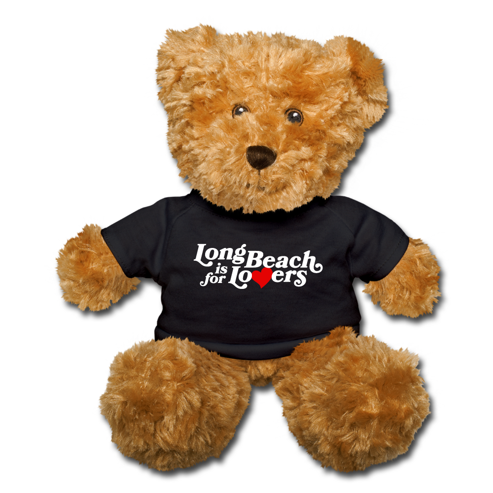 LB is for Lovers Teddy Bear - black
