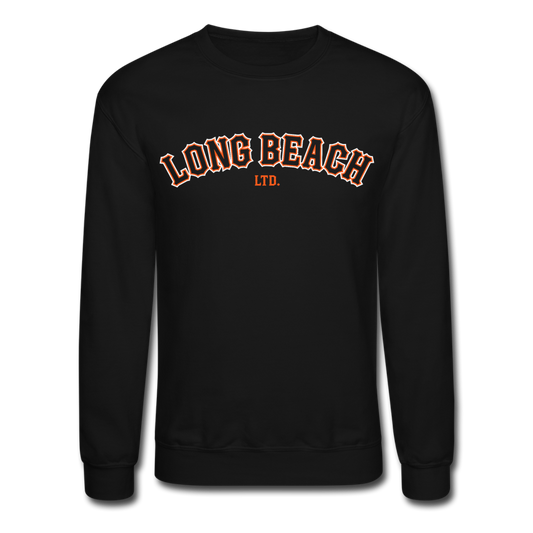 Orange and Black | Crewneck Sweatshirt - black