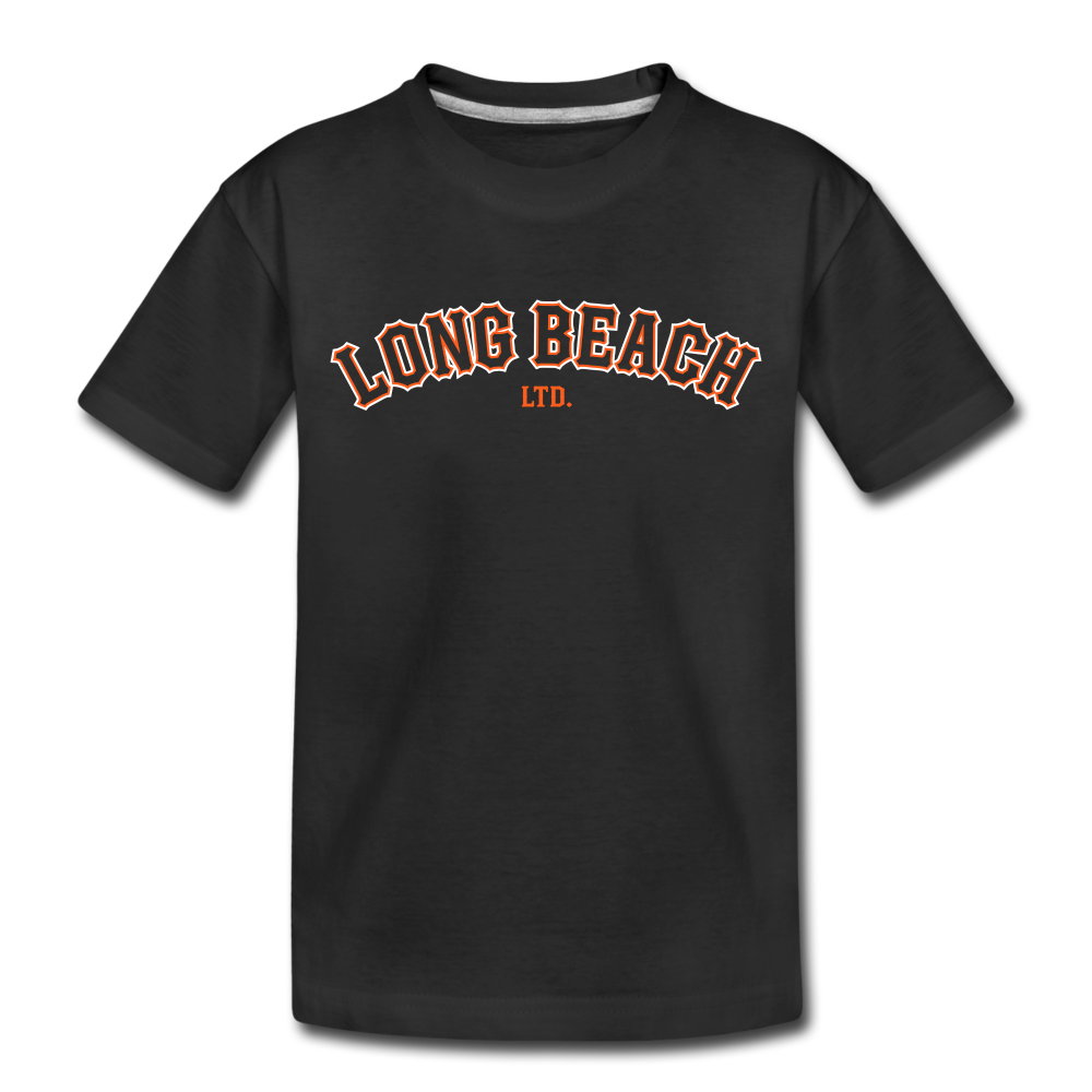 Orange and Black | Toddler Tee - black
