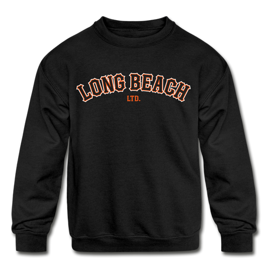 Orange and Black | Kids' Sweatshirt - black
