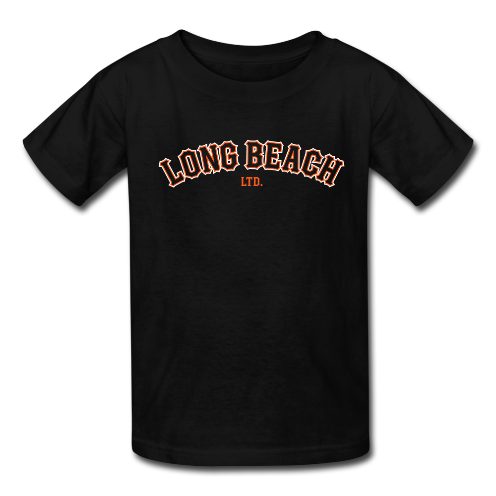 Orange and Black | Kids' Tee - black