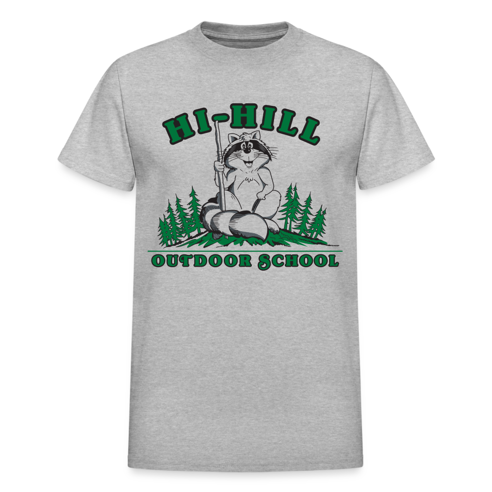 Camp Hi-Hill Throwback | Men's Gray Tee - heather gray