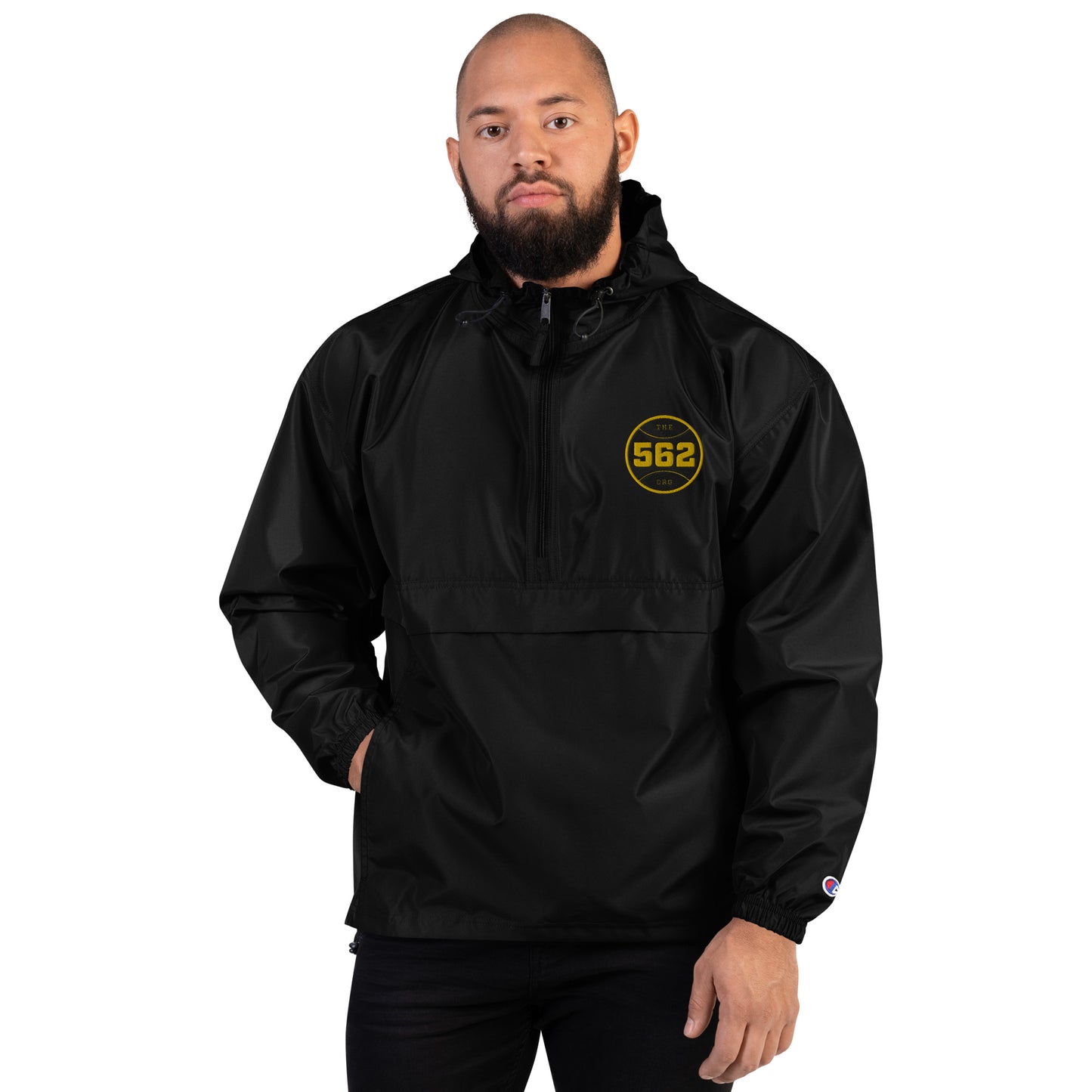 The562 | Embroidered Champion Brand Jacket