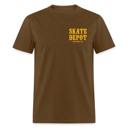 Skate Depot | Men's Classic Tee (Multiple Colors) - brown