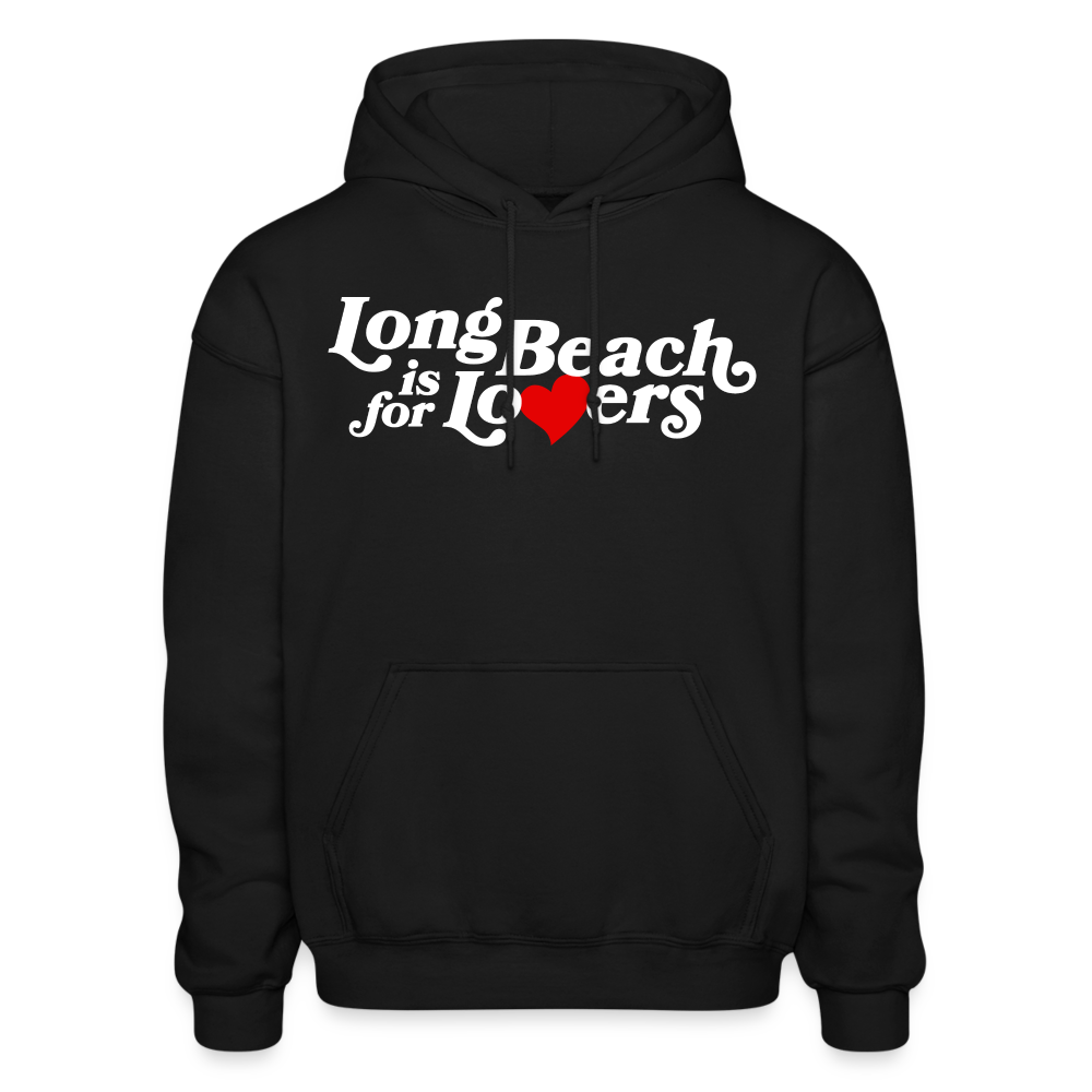 Long Beach is for Lovers | Black Hoodie - black