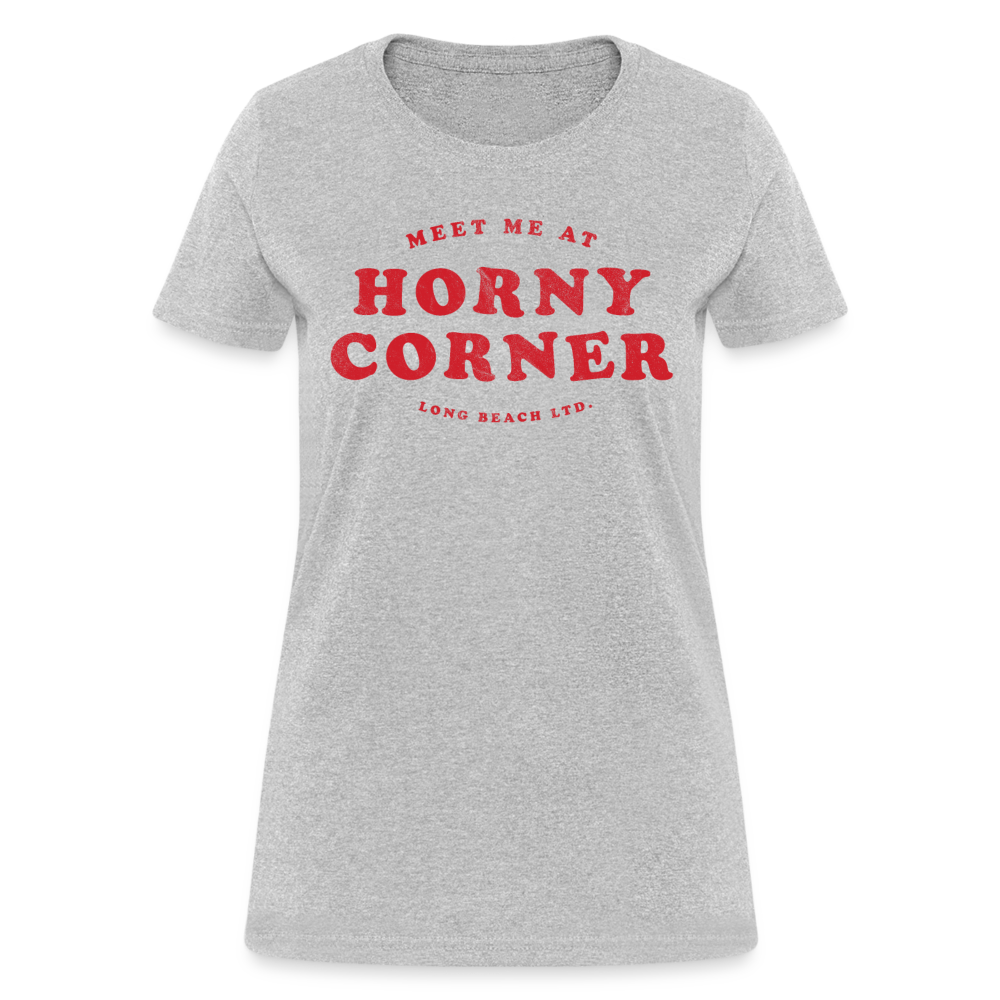 Meet Me At Horny Corner | Women's Tee - heather gray