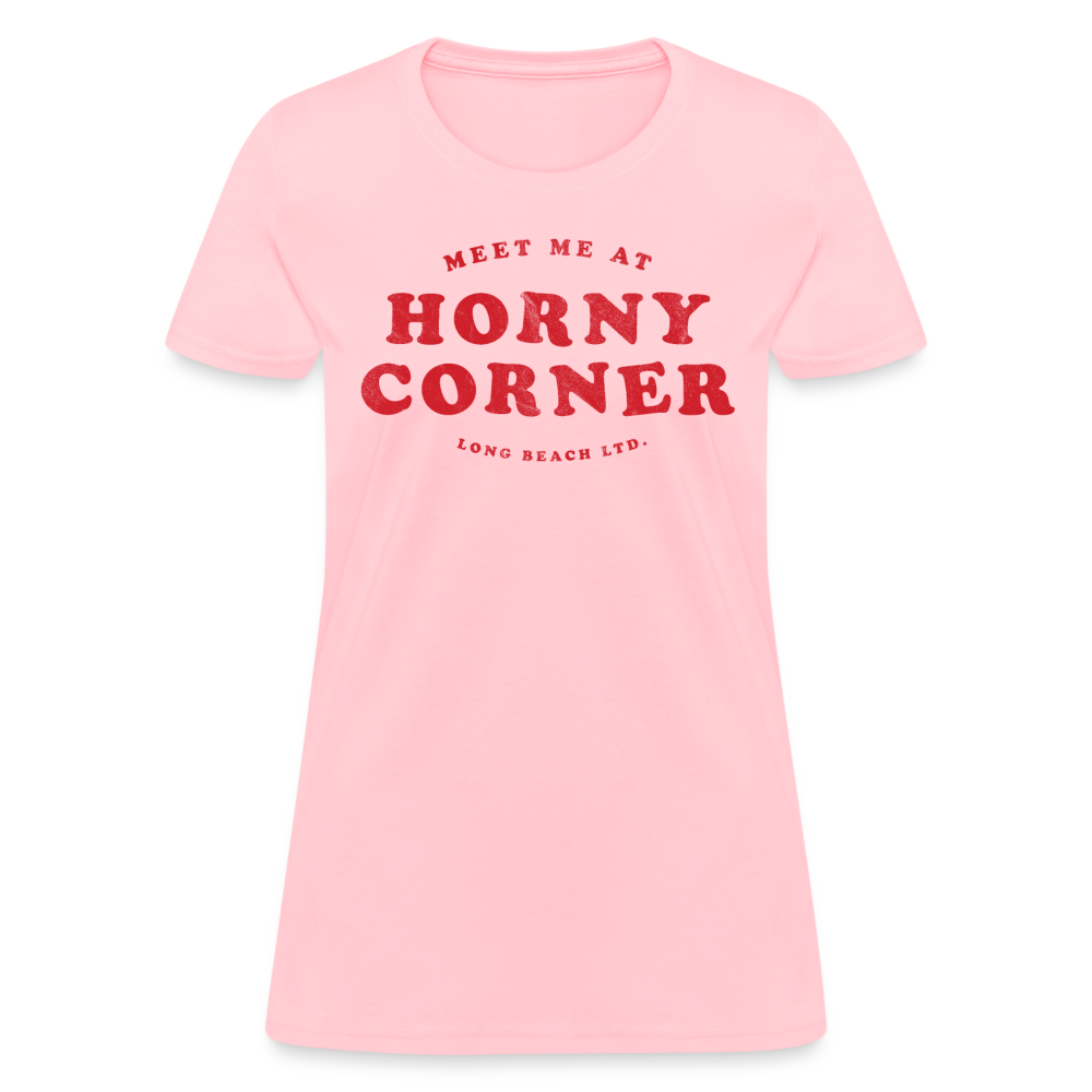 Meet Me At Horny Corner | Women's Tee - pink