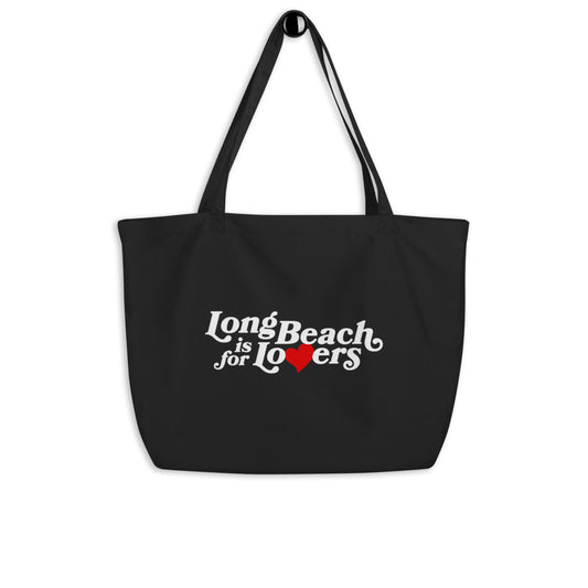 LB is for Lovers | Black Tote Bag