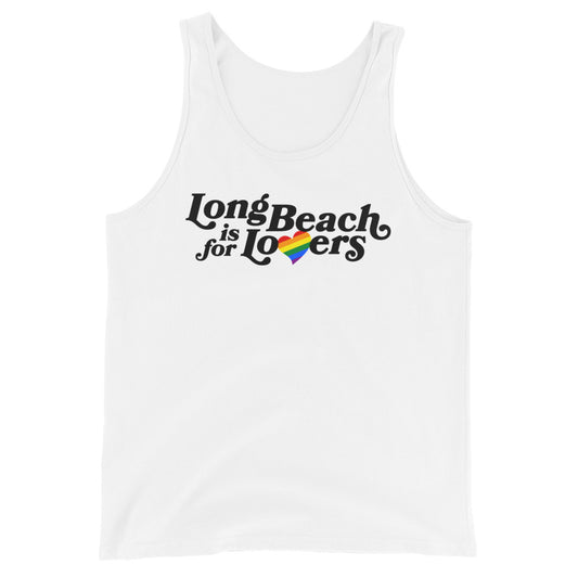 LB is for Lovers | Pride White Tank