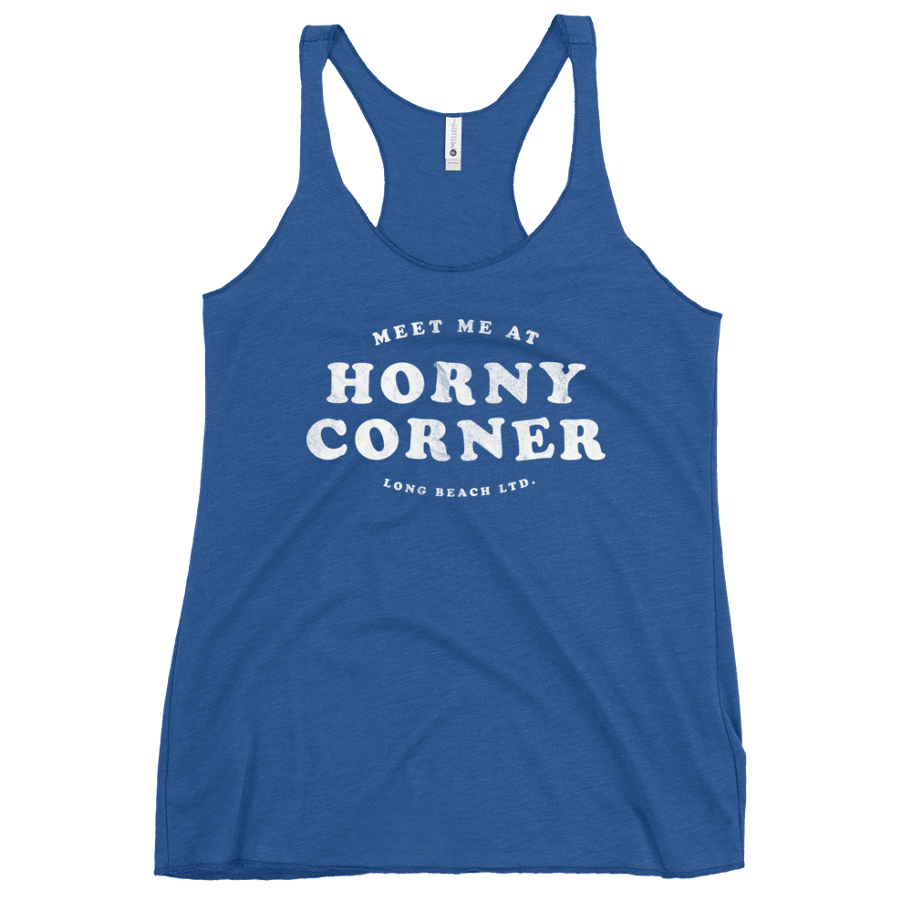 Meet Me At Horny Corner | Women's Racerback Tank (4 Colors Available)