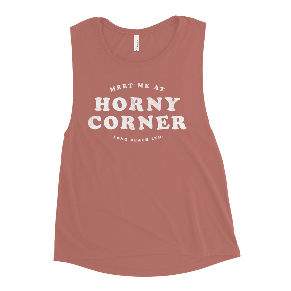 Meet Me At Horny Corner | Women's Muscle Tank (4 Colors Available)