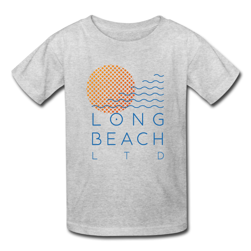 Kids' Gray Logo Tee - Long Beach LTD | Long Beach Limited T-Shirts and Apparel 
