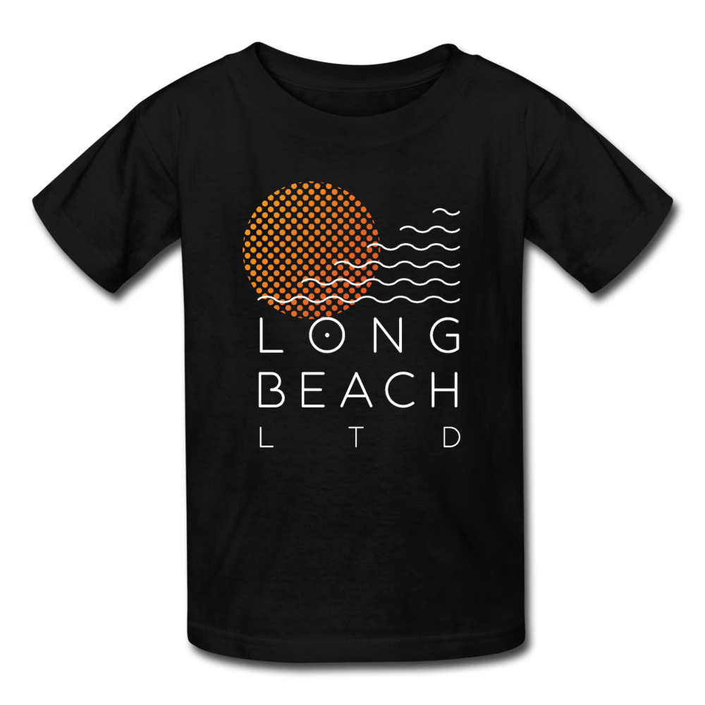 Kids' Black Logo Tee - Long Beach LTD | Long Beach Limited T-Shirts and Apparel 