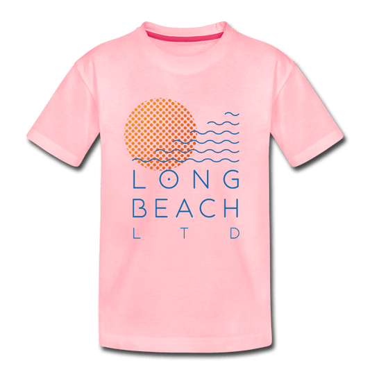 Toddler Pink Logo Tee - Long Beach LTD | Long Beach Limited T-Shirts and Apparel 