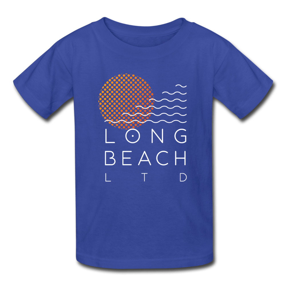 Kids' Blue Logo Tee - Long Beach LTD | Long Beach Limited T-Shirts and Apparel 