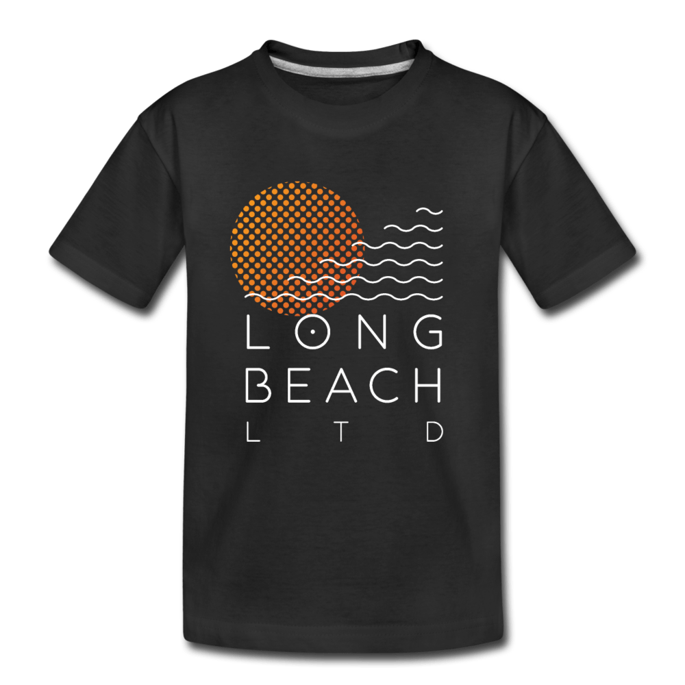 Toddler Black Logo Tee - Long Beach LTD | Long Beach Limited T-Shirts and Apparel 