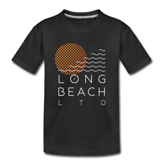 Toddler Black Logo Tee - Long Beach LTD | Long Beach Limited T-Shirts and Apparel 