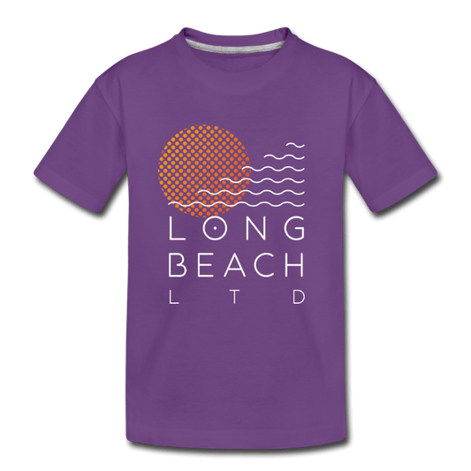 Toddler Purple Logo Tee - Long Beach LTD | Long Beach Limited T-Shirts and Apparel 