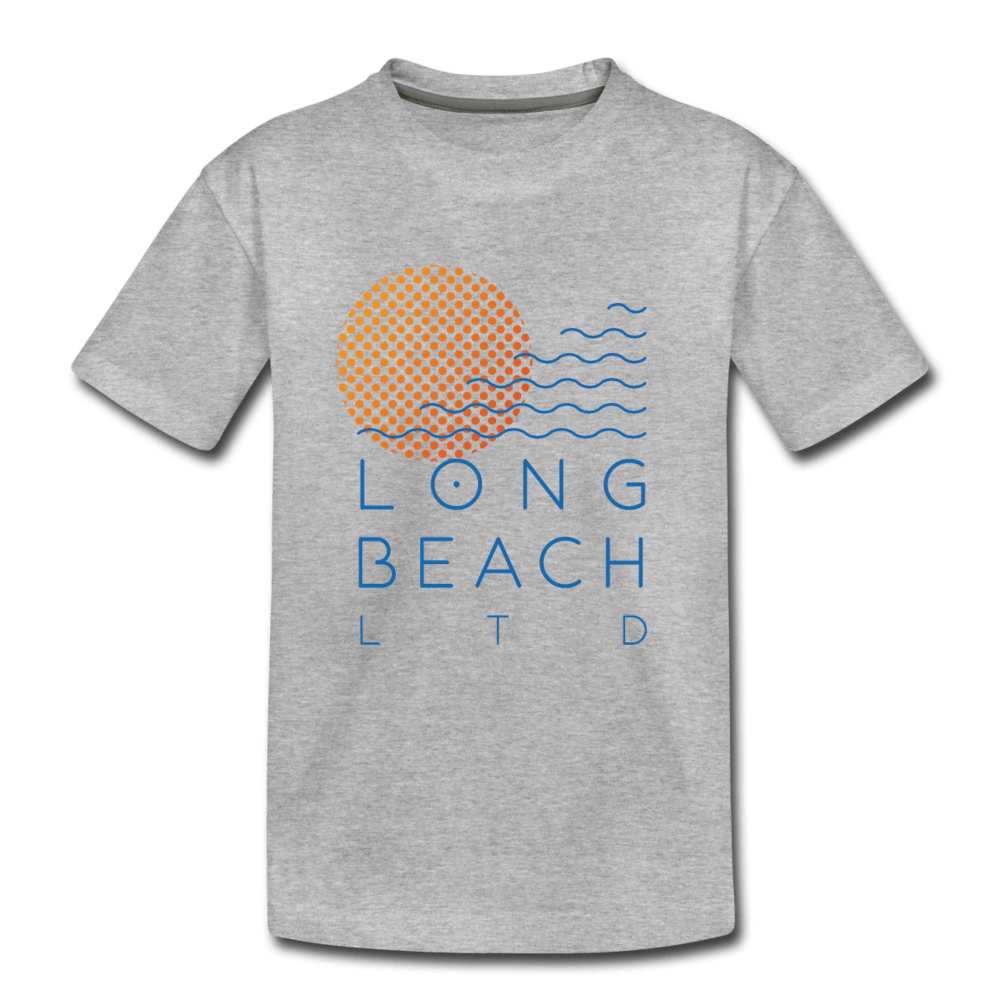 Toddler Gray Logo Tee - Long Beach LTD | Long Beach Limited T-Shirts and Apparel 