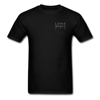 Men's Big & Tall Black Logo Tee - Long Beach LTD | Long Beach Limited T-Shirts and Apparel 