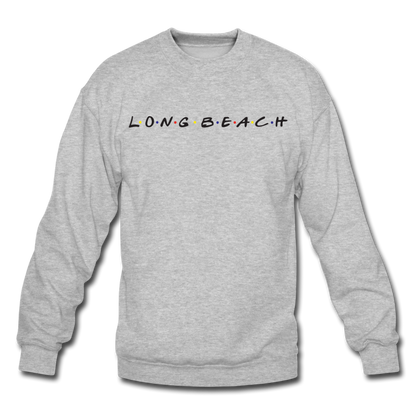 The One With Long Beach On It | Gray Sweatshirt - heather gray