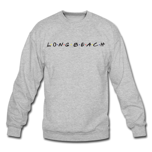 The One With Long Beach On It | Gray Sweatshirt - heather gray