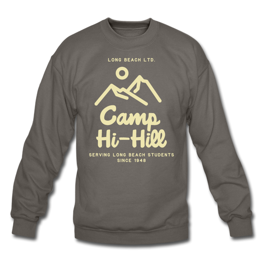 Camp Hi-Hill Retro | Taupe Sweatshirt - asphalt gray