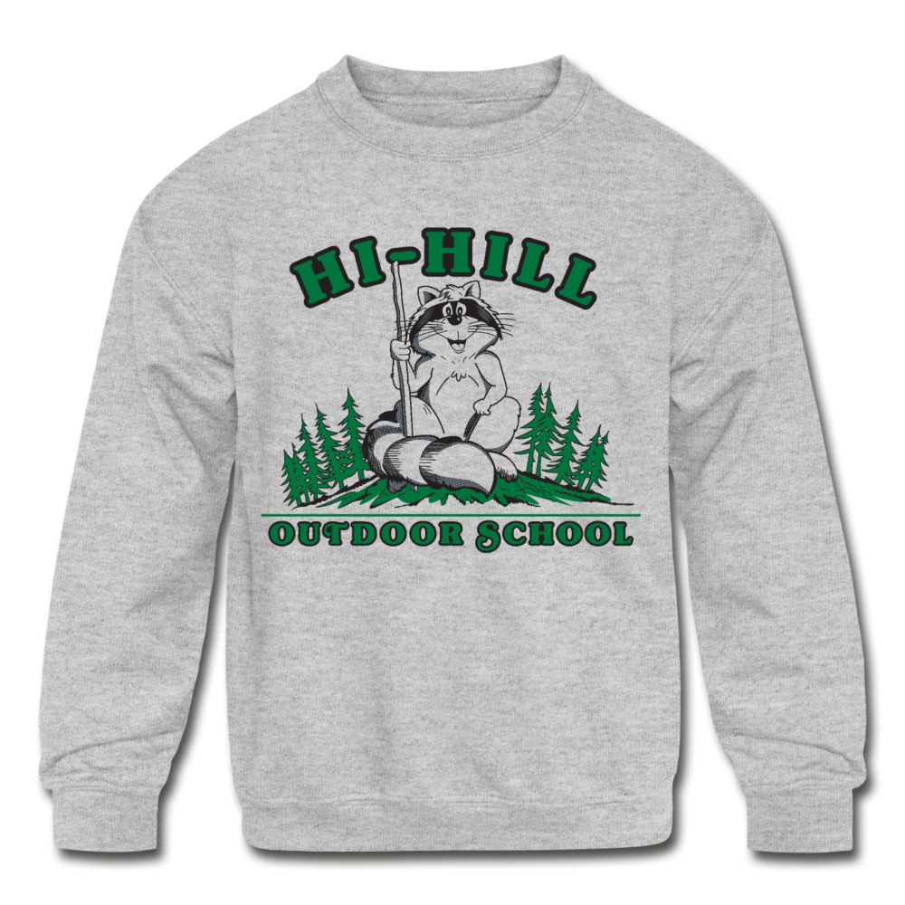 Camp Hi-Hill Throwback | Kids' Gray Sweatshirt - heather gray